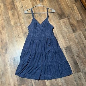 Blue lace dress